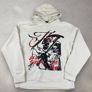 THRT Threat To The Game Super Heavy Weight Hoodie‎ In Natural Sz 2XL
